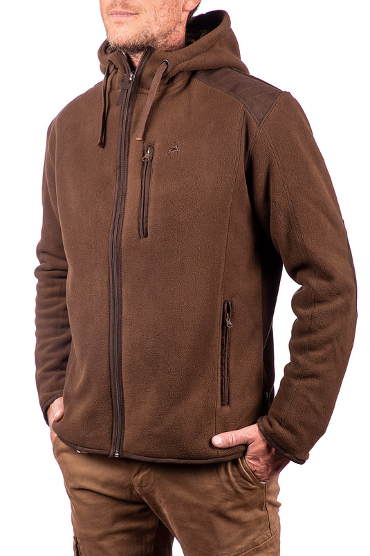 giacca condor in pile con cappuccio Verney-Carron 