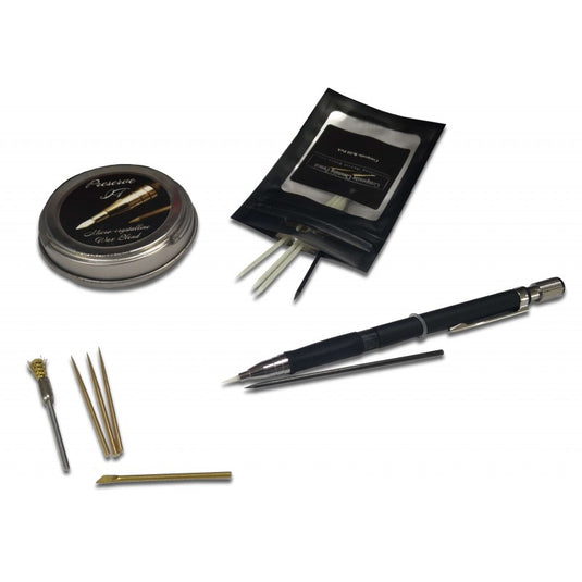 superkit composite cleaning pencil+ refill pack+spazzola+ punte in ottone 