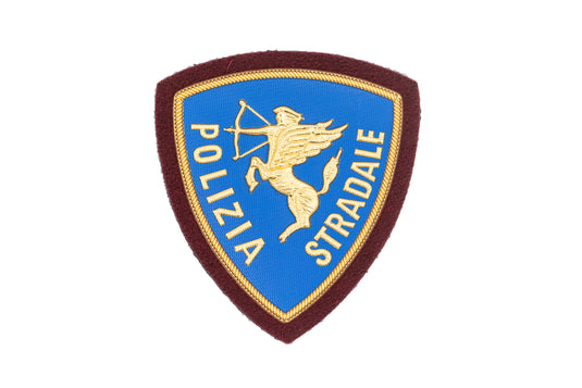 distintivo plastificato polizia stradale 