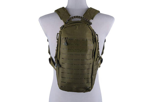 zaino tattico day pack molle laser cut - verde oliva 