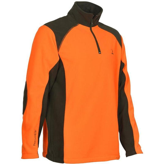 Maglia pile mezza zip alta visibilita' 