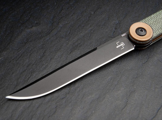 kaizen green canvas micarta 