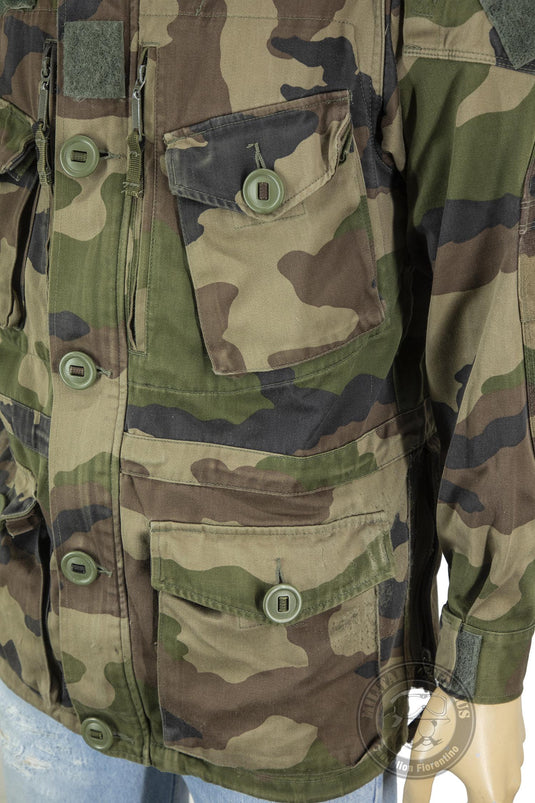 Giacca da combattimento Legion Etrangere con rinforzi usata 