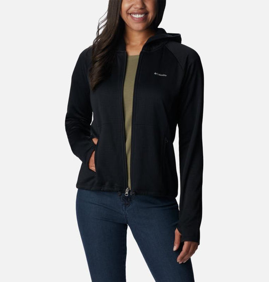 giacca in pile boundless trek™ grid Columbia donna Nero 