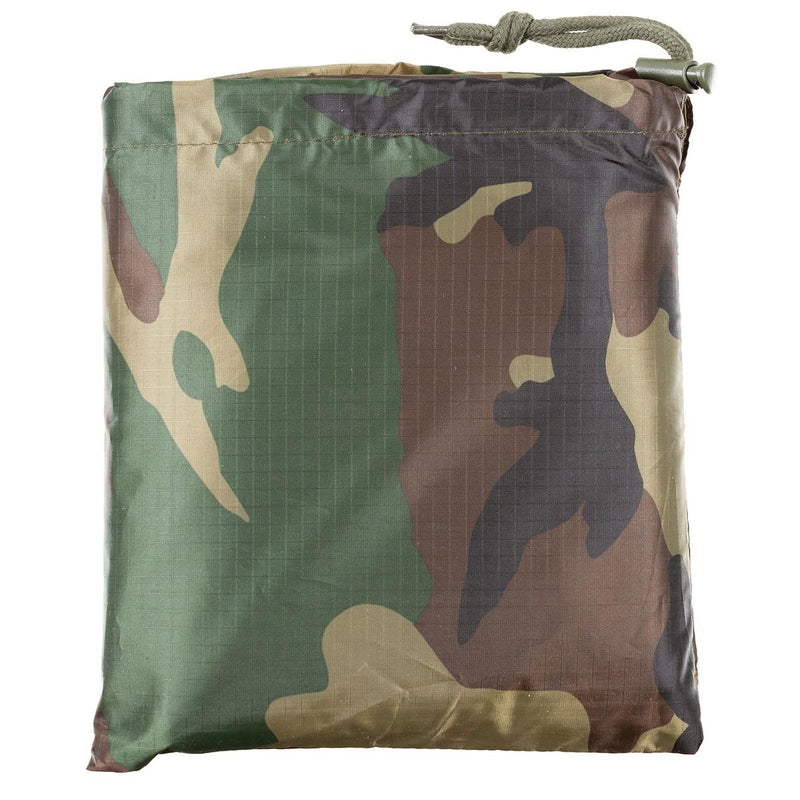 Load image into Gallery viewer, poncho rip-stop WOODLAND CAMO 144x223cm 
