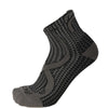 MICO short trail running sock light weight odor zero ionic+®