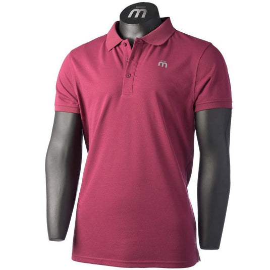 Maglia polo con bottoni manica corta man - extra dry active travel BORDEAUX 
