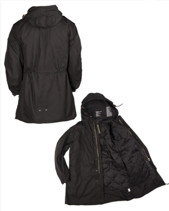 Carica immagine in Galleria Viewer, us m51 shell parka con liner e cappuccio NERO 
