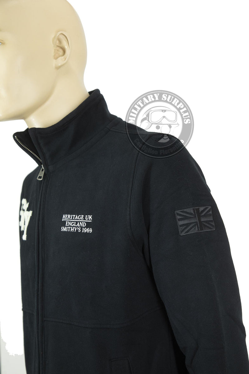 Load image into Gallery viewer, Smithy's felpa full zip uomo Nero 

