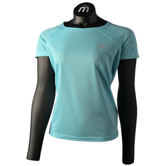maglia girocollo mezza manica woman extra dry.TURCHESE 