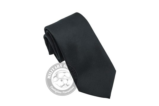 Cravatta CARABINIERI in poliester nido d'ape NERO 