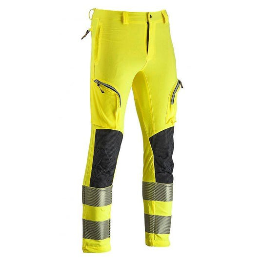 Reverse pantaloni vertical giallo fluo hv 