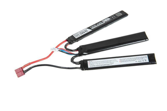 batteria lipo 11,1v 1300mah 15 / 30c - configurazione a farfalla - t-connect (deans) 