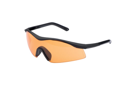 UNIVET BALLISTIC mod.548m nero in policarbonato as/af LENTE ARANCIONE 