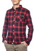 SMITHY'S Smithy's camicia uomo flanellata a quadri Rosso\Nero
