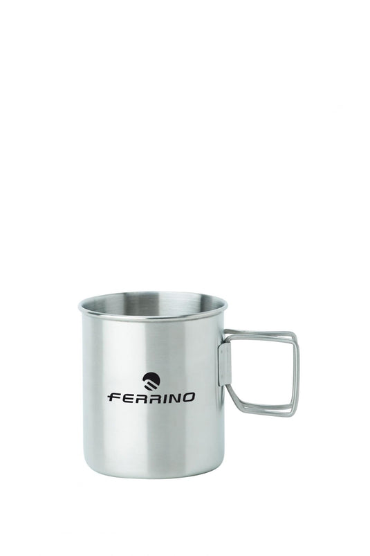 tazza inox con manico pieghevole 