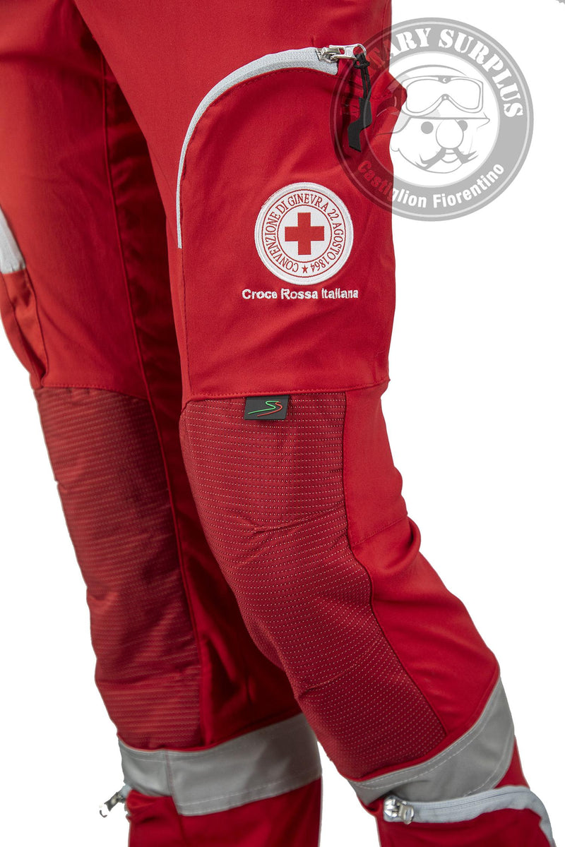 Load image into Gallery viewer, pantaloni operativi da intervento croce rossa italiana protezione biologica 
