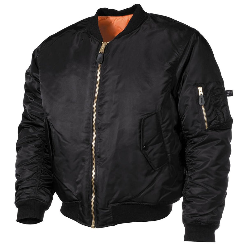 Carica immagine in Galleria Viewer, bomber ma1 basic fodera arancio 
