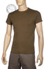 MIL-TEC T-shirt uomo elasticizzata tinta unita mezza manica VERDE OLIVA