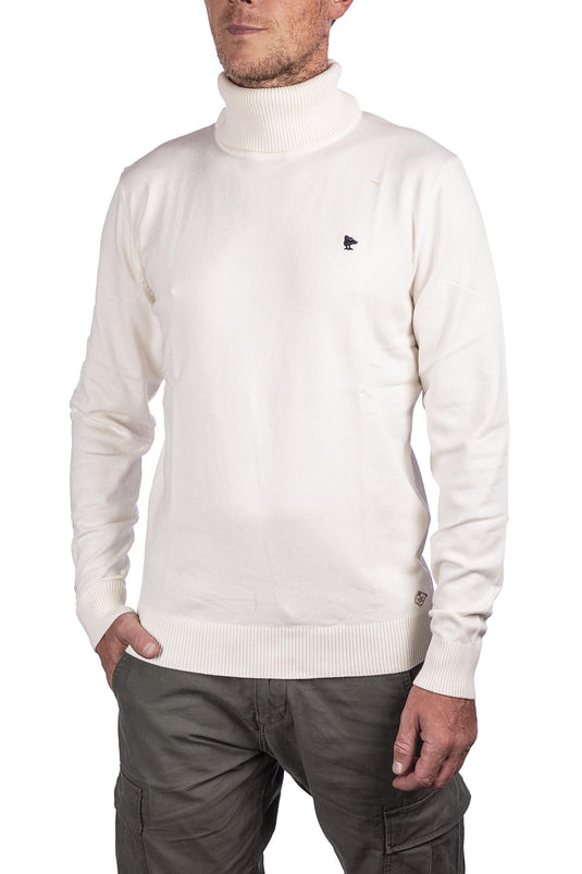 smithy's maglioncino collo alto  uomo in maglia Milk 