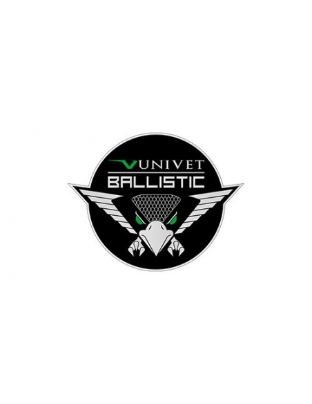 UNIVET BALLISTIC mod.5x1 nero in policarbonato as/af con lente balistica SCURA DA SOLE 