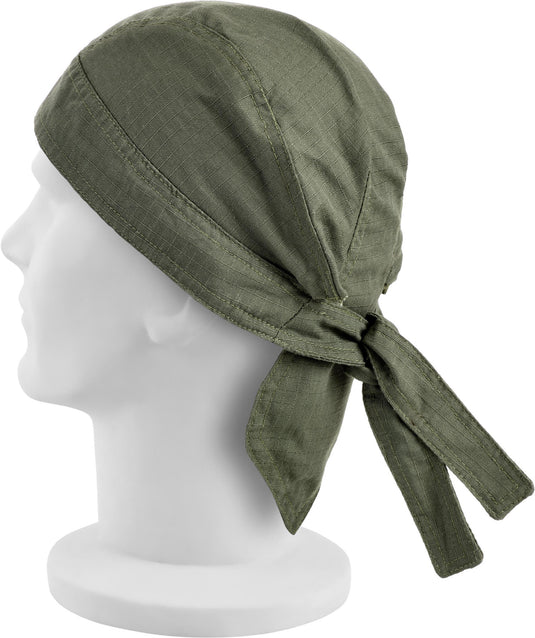 Bandana preformato with coolmax OD GREEN 