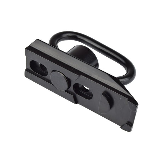 JS-TACTICAL gancio cinghia qd con attacco KEYMOD nero 