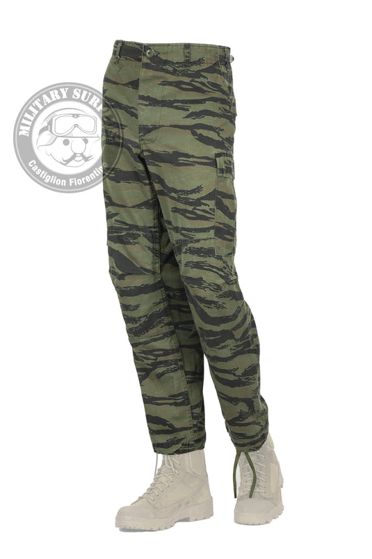 US BDU pantaloni da combattimento esercito americano usati tigher stripes 