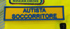 RESCUE qualifiche ricamate misericordie giallo ciano AUTISTA SOCCORRITORE