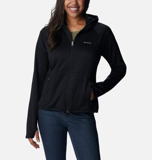giacca in pile boundless trek™ grid Columbia donna Nero 