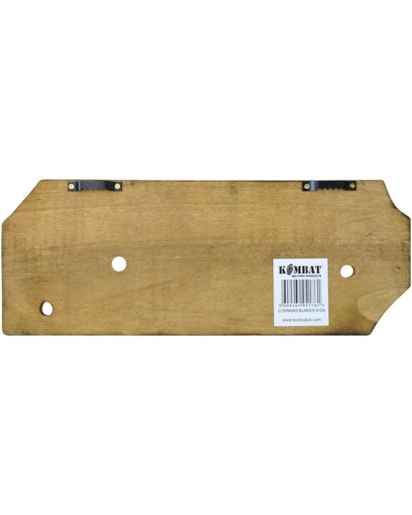 Load image into Gallery viewer, insegna in legno kommand bunker 
