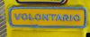 RESCUE Qualifiche ricamate misericordie giallo ciano VOLONTARIO