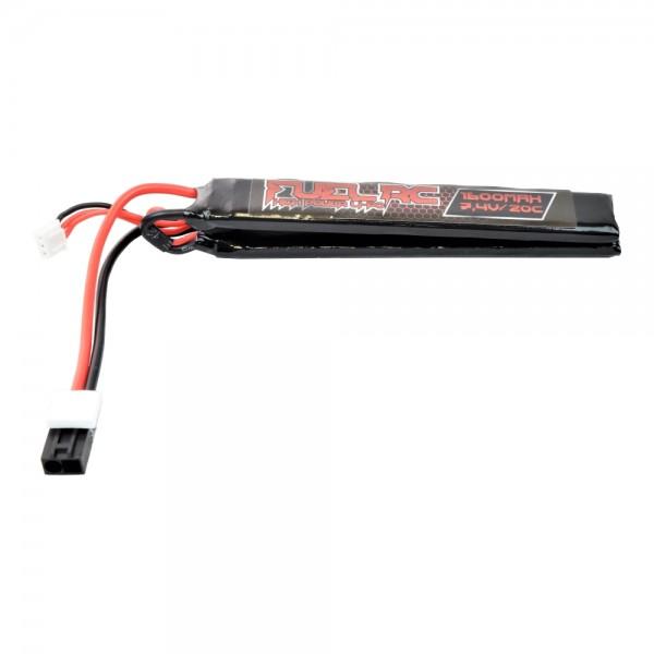 Load image into Gallery viewer, fuel batteria li-po 7.4v x 1600mah nunchuck slim 
