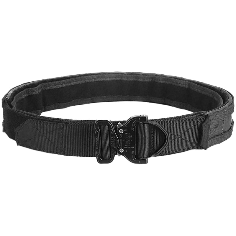 Load image into Gallery viewer, Tactical MOLLE  belt cintura tattica fibbia COBRA con passanti molle NERO 
