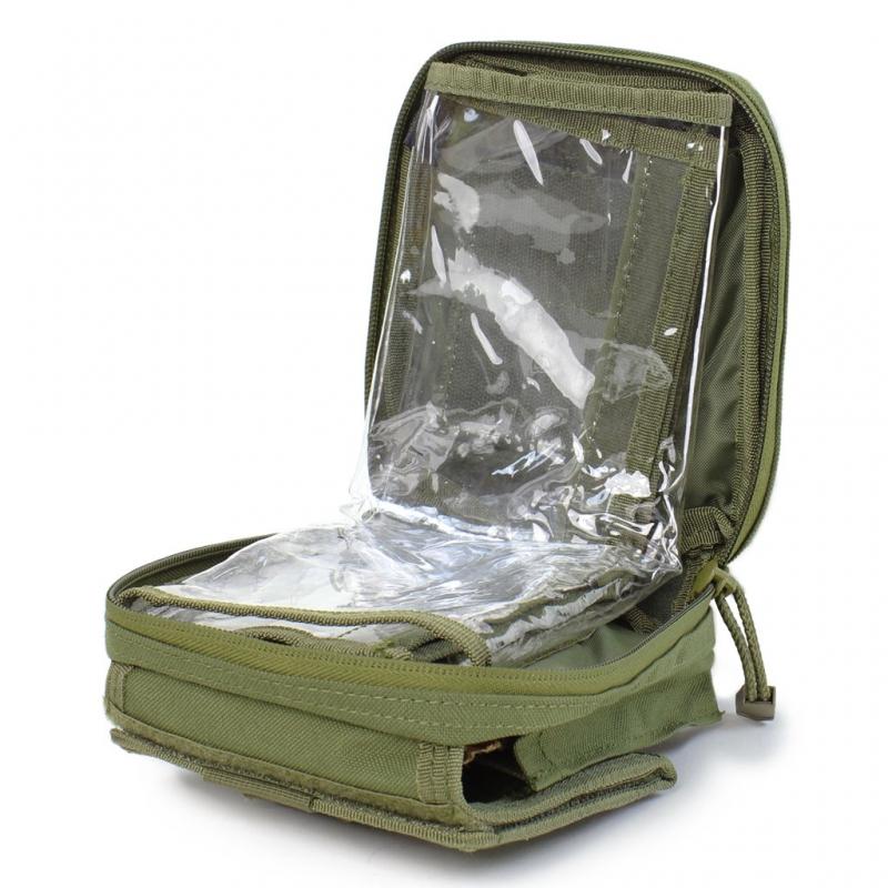 Load image into Gallery viewer, PORTA MAPPA ACCESSORIATO MA35 MOLLE VERDE OLIVA 
