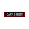 GRADI Patch ricamo CARABINIERI bordo rosso con velcro per tuta o.p.