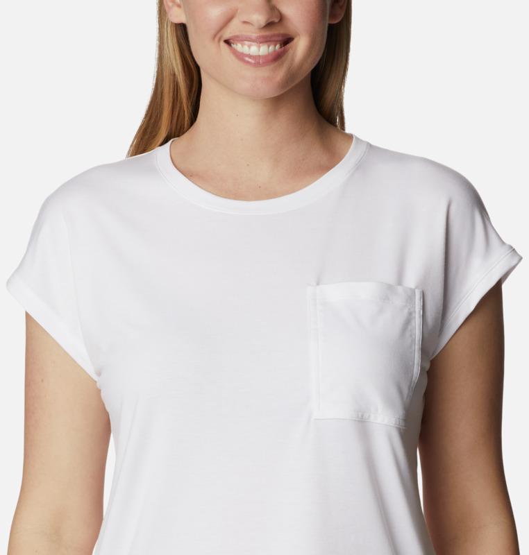 Carica immagine in Galleria Viewer, boundless trek™ short sleeve tee columbia da donna bianca 
