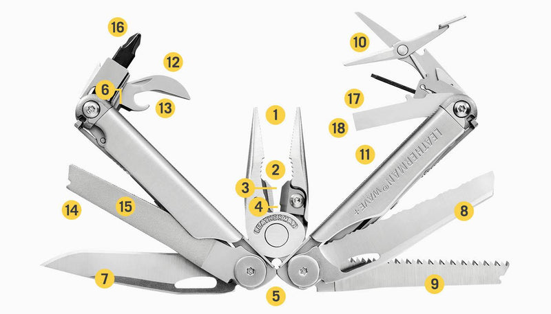Carica immagine in Galleria Viewer, LEATHERMAN WAVE PLUS  pinza multiuso con fodero in nylon 
