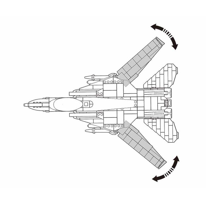 Load image into Gallery viewer, sluban modern jet fighter m38-b0755 #16145 
