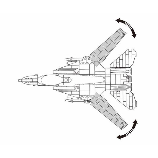 sluban modern jet fighter m38-b0755