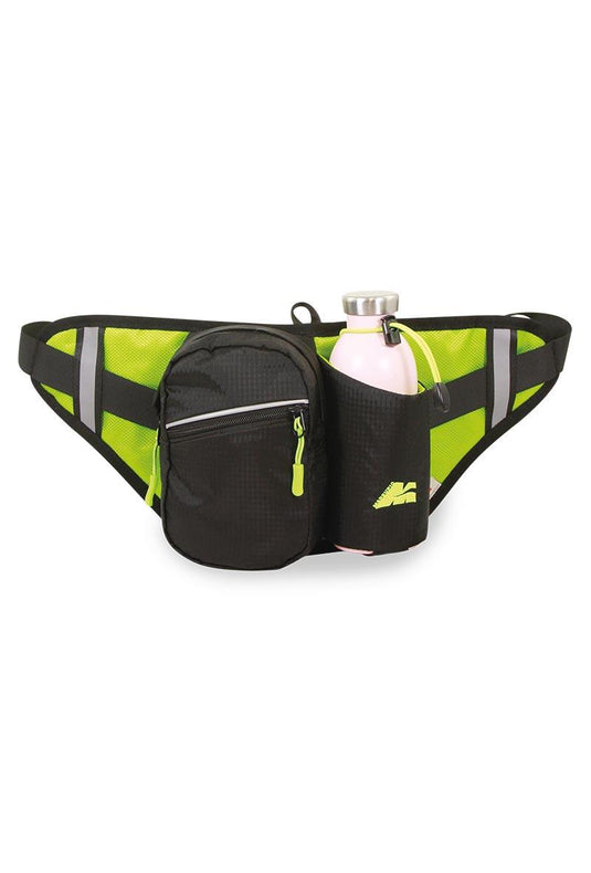 Marsupio porta borraccia SOFT Nero e Verde 
