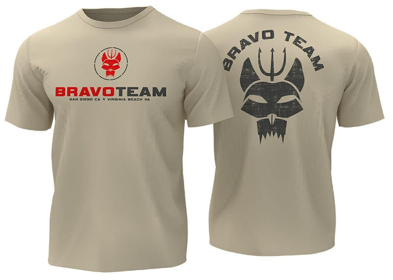 Carica immagine in Galleria Viewer, t-shirt stampata fronte retro BRAVO TEAM TAN<BR/><BR/> 
