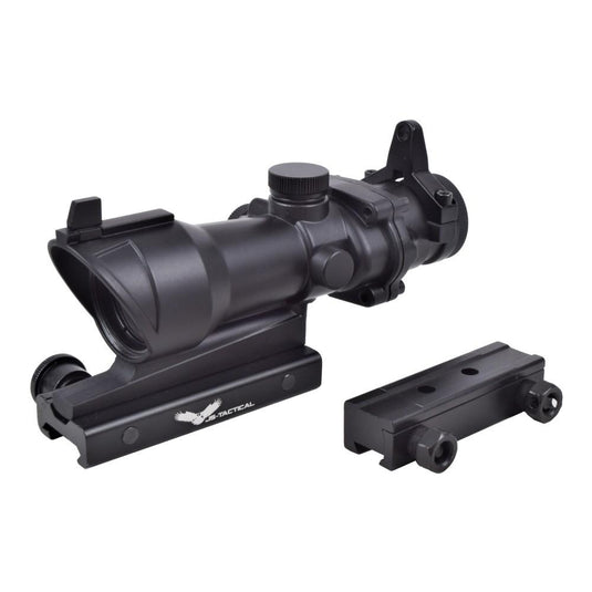 js-tactical ottica compatta lente 32mm zoom 4x 