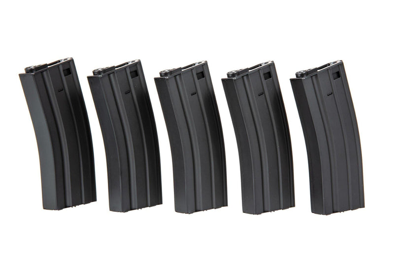 Carica immagine in Galleria Viewer, set 5pz - caricatore hi-cap 300 colpi per m4 / m16 
