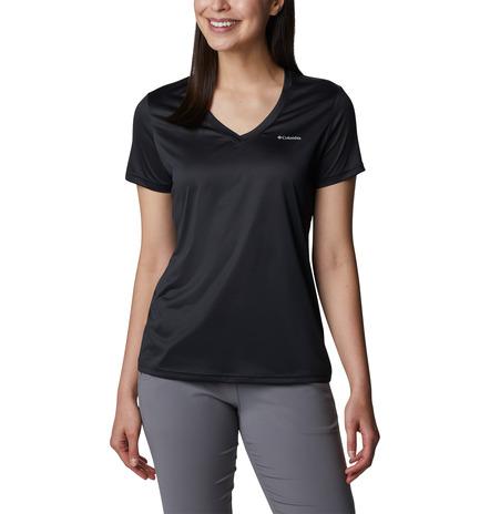 T-shirt scollo a v performante e traspirante da donna Columbia 