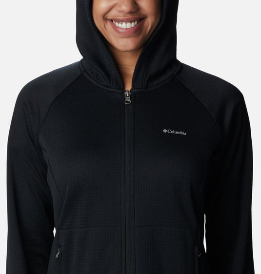 giacca in pile boundless trek™ grid Columbia donna Nero 