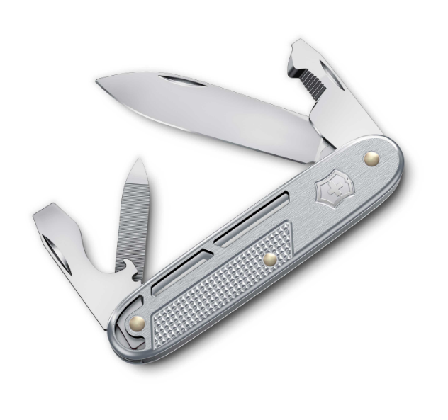 Carica immagine in Galleria Viewer, VICTORINOX multiuso SYNERGY alox, 93 mm SILVER 
