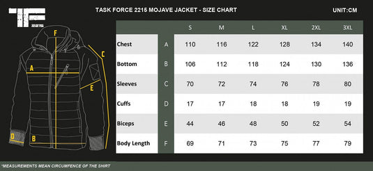 MOJAVE outdoor soft shell jacket TASK FORCE 2215® NERO 