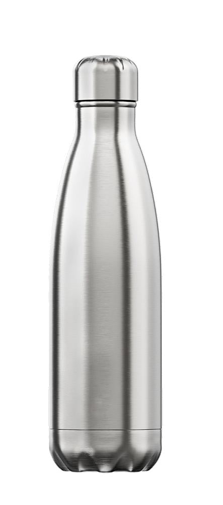 bottiglia termica inox capacita' 0.5 l COLORE ACCIAIO<BR/> 