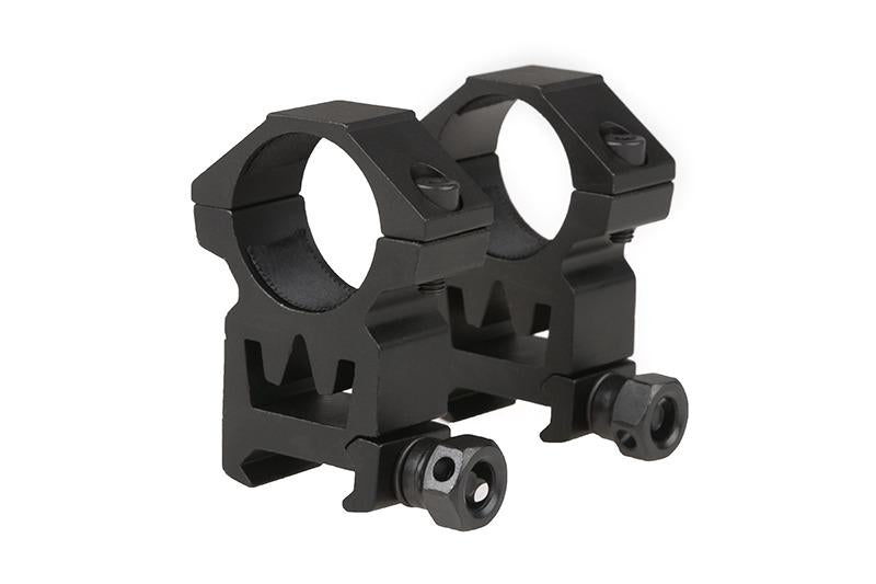 Load image into Gallery viewer, supporti alti per ottica slitta weaver 22mm 
